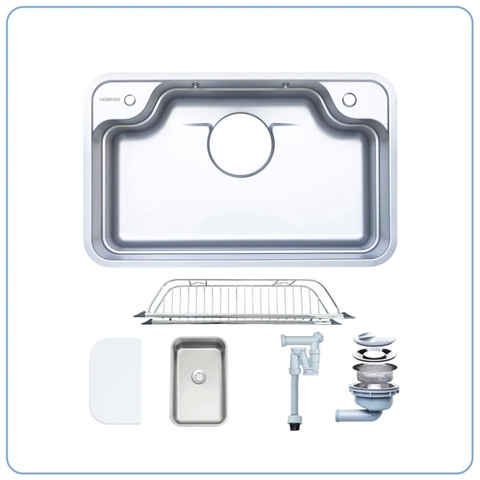 CHẬU RỬA BÁT 1 HỐ NOBINOX ARVO B180