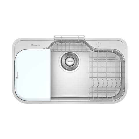 Chậu rửa bát chống xước Konox phong cách Nhật TARI 9051SR