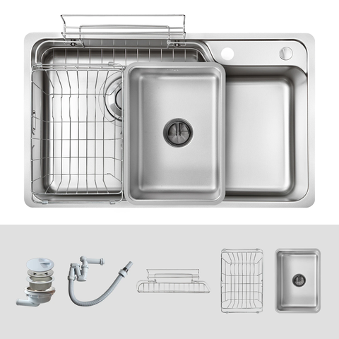 Chậu rửa bát Kluger KH8048SL Plus