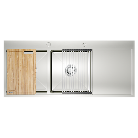 Chậu rửa bát Konox Workstation Sink – Topmount Sink KN11650TD – Bàn phải