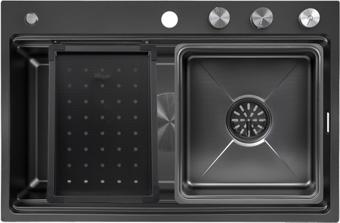 Chậu rửa bát Kluger KWF8161FB-S76W Plus