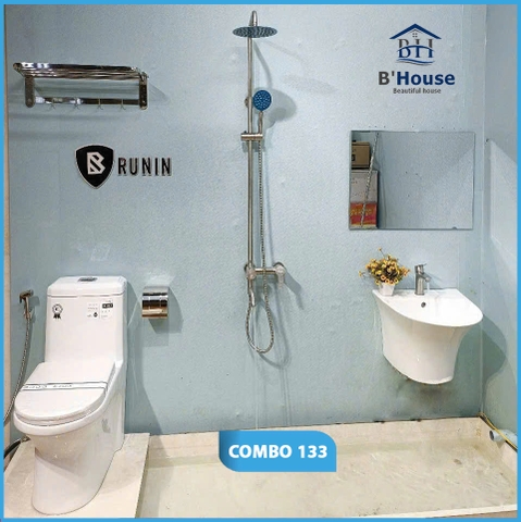 Combo phòng tắm, combo nhà tắm, trọn bộ thiết bị vệ sinh phòng tắm 133