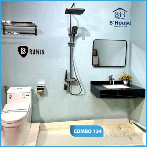 Combo phòng tắm, combo nhà tắm, trọn bộ thiết bị vệ sinh phòng tắm 134