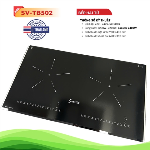 Bếp từ đôi sevilla SV TB502