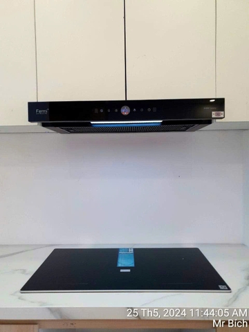 Máy hút mùi âm tủ Fermi EH004 | Cảm ứng vẫy tay | Tụ động mở | âm tủ