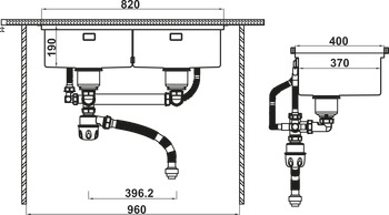 CHẬU KAFF SUS WS R10 HS25-SSN2S-8644 567.94.023