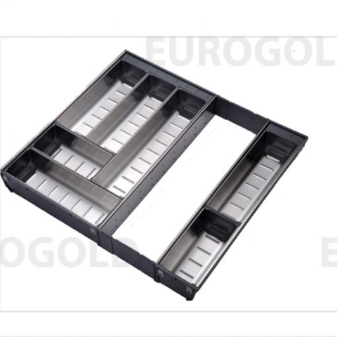 Khay Chia Thìa Dĩa INOX 304 Mỏ Rộng E0650E (ETC650E) Eurogold