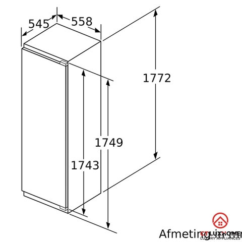 Tủ đông âm tủ Bosch GIN81ACE0 serie 6
