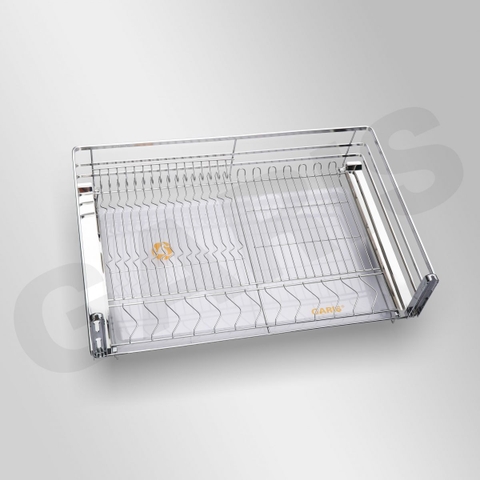 Kệ bát đĩa tủ dưới Garis GDE29 inox 304 xước mờ
