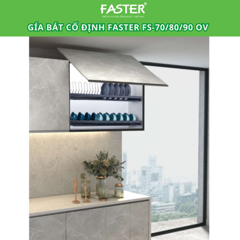 Giá bát cố định OVAN FASTER FS-70/80/90 OV, Inox 304 cao cấp