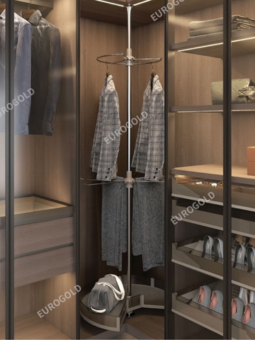 Giá treo đồ góc 3 tầng Premium series Eurogold - EUA228270