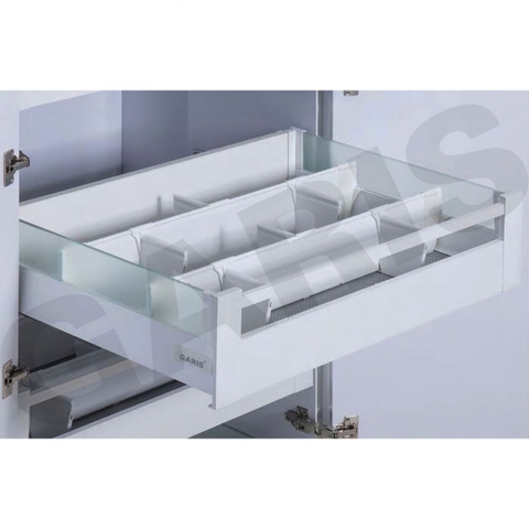 Ngăn kéo chia ô Garis GT9 ray hộp vách kính