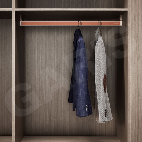 Bộ giá treo quần áo cố định Garis GW39S lưng da Carnelian