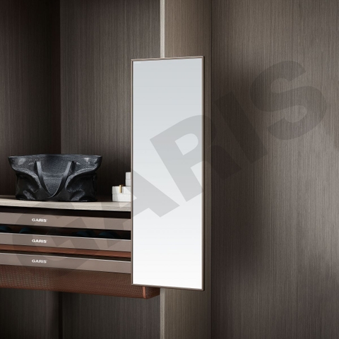 Gương treo âm tủ Garis GWT31 khung nhôm