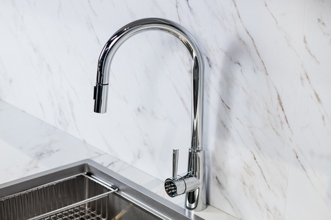 Vòi rửa nóng lạnh dây rút GrandX GXF03 Dual Spray