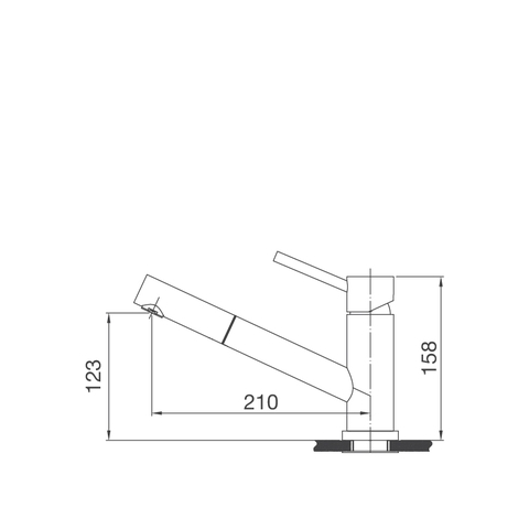 Vòi Rửa Chén Nóng Lạnh Dây Rút INOX 304 Malloca K110S