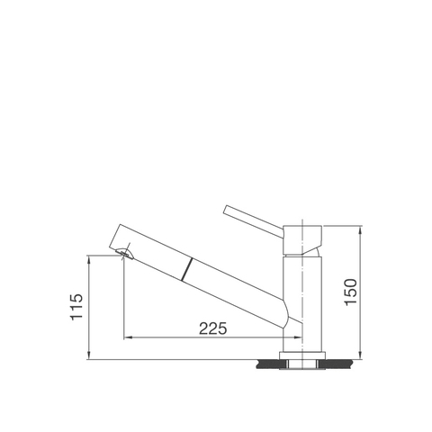 Vòi Rửa Chén Nóng Lạnh Dây Rút INOX 304 Malloca K110SS