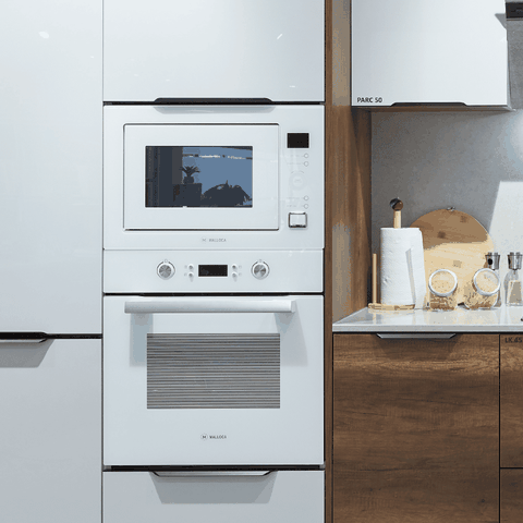 Lò Nướng Âm Tủ 60cm Dung Tích 65L Trắng Malloca MOV65DA