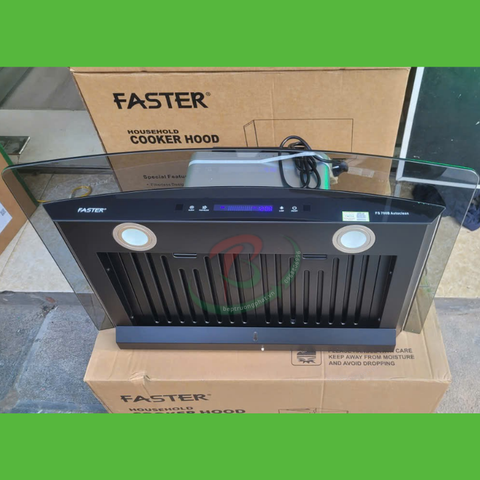 Máy hút mùi kính cong Faster FS-700B Autoclean | Tự động làm sạch động cơ