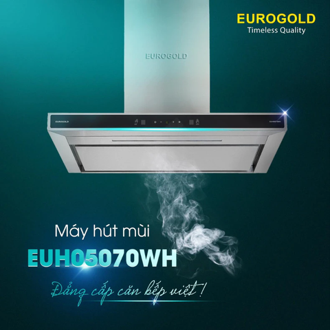 Máy Hút Mùi Chữ T Mặt Kính Đen EUH05070WH Eurogold