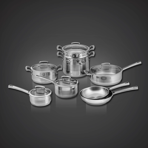 Bộ nồi Inox Junger JC-100 13 chi tiết