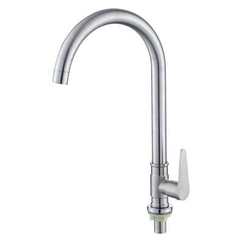Vòi rửa chén Lạnh ổ bi VC74-Ø24 304 - Mờ