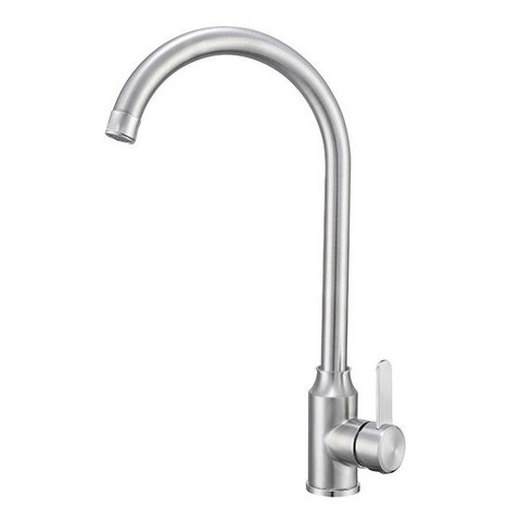 Vòi rửa chén Lạnh ổ bi VC70-Ø24 304 - Mờ