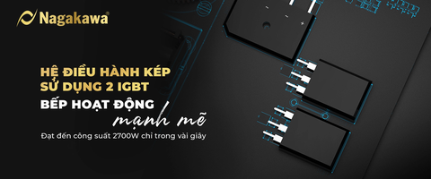Bếp từ 3 vùng Nagakawa UltraSlim NK3C06M
