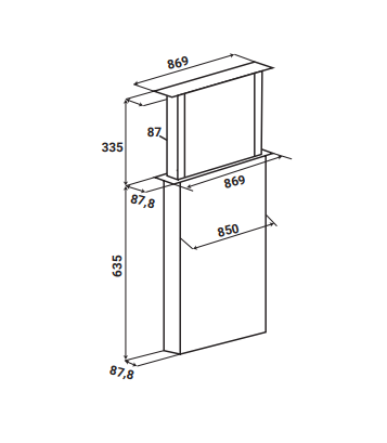 Máy Hút Mùi Âm Đá KAFF AT900