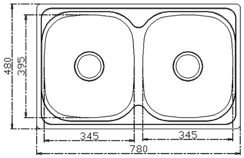 Chậu rửa bát Eurogold EUD67848