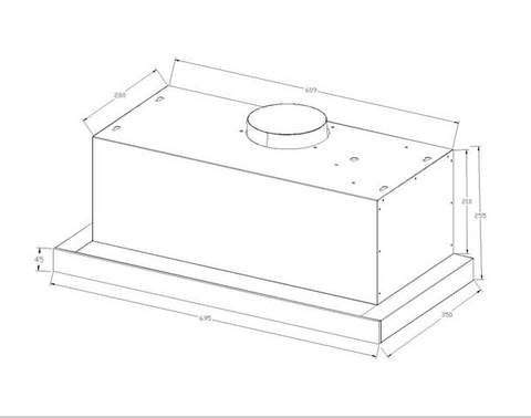 Máy Hút Mùi BLANC BA 735TUB