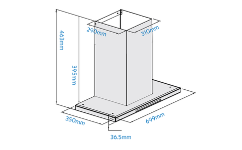 Máy hút mùi chữ T Zelmann ZM-HT375DG