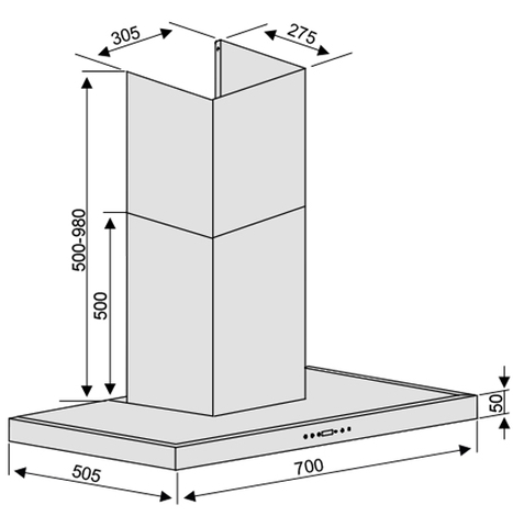MÁY HÚT MÙI LORCA TA 6007E​​​​​​​ | Lưới inox | Siêu khỏe