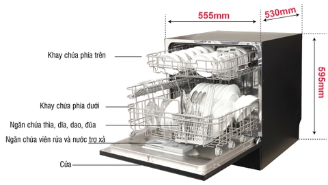 Máy rửa bát SMS 08 Plus 1/ DW