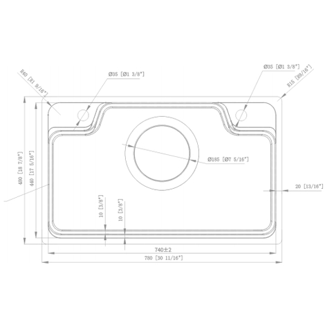 Chậu rửa bát MOONTON M7848