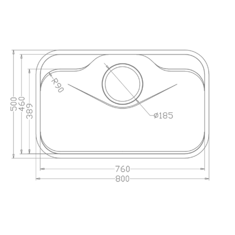 Chậu rửa bát MOONTON M8050