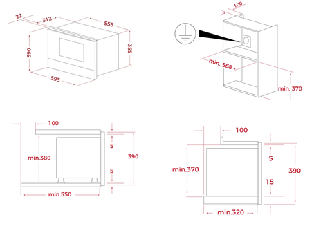 Lò vi sóng kết hợp nướng Teka ML 8220 BIS L SM