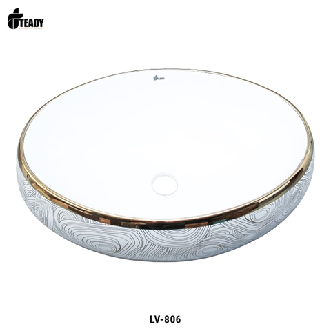 Lavabo Dương Bàn Cao Cấp Mạ Vàng LV-806