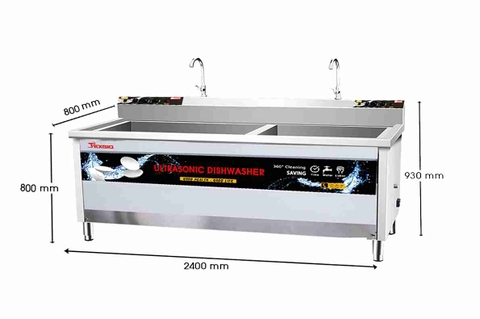 Máy rửa bát Công nghiệp Siêu Âm Texgio TGU 2400