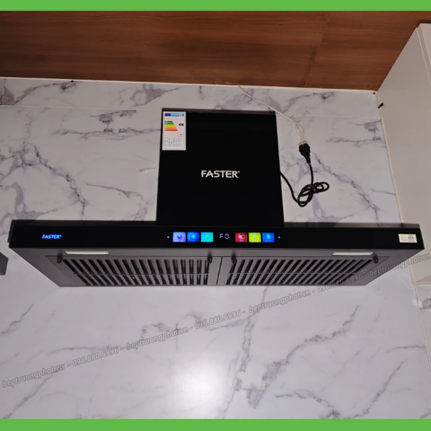 Máy hút mùi chữ T Faster FS-700LCD Pro Autoclean- Hút mùi 6 cấp độ hút