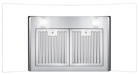 Máy hút mùi kính cong mặt kính đen EUH02190