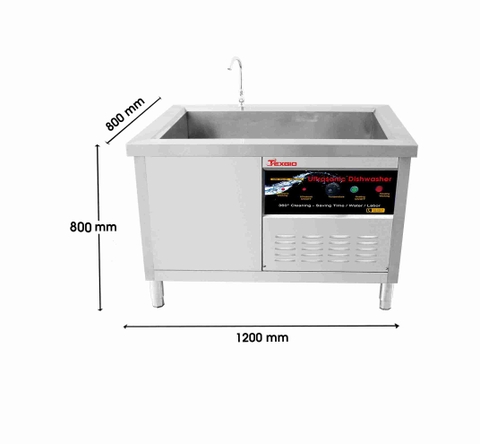 Máy rửa bát Công nghiệp Siêu Âm Texgio TGU 1200