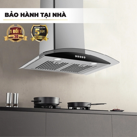 Máy hút mùi kính cong 70cm Nagakawa NRH9592