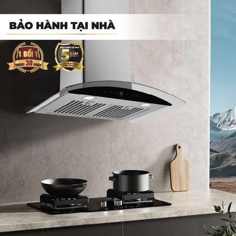 Máy hút mùi kính cong Nagakawa NRH9593 70cm
