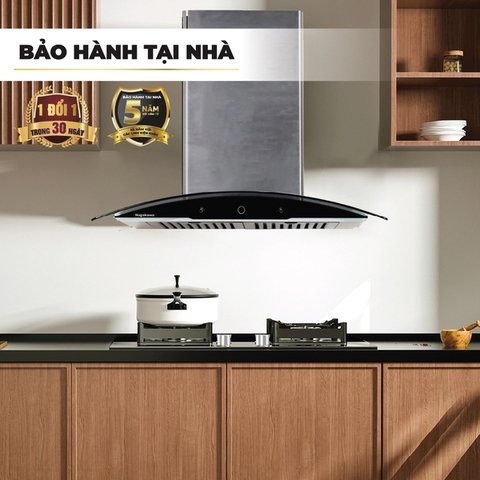Máy hút mùi kính cong Nagakawa NRH9595 70cm