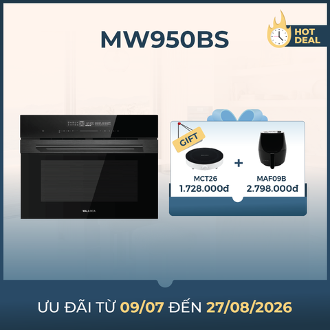 Lò nướng kết hợp vi sóng âm tủ Malloca MW950BS