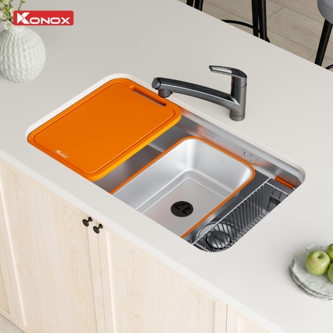 Chậu rửa bát phong cách Nhật chống xước Tari Smart 8047