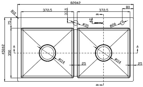 Chậu rửa bát Eurogold EUS18248