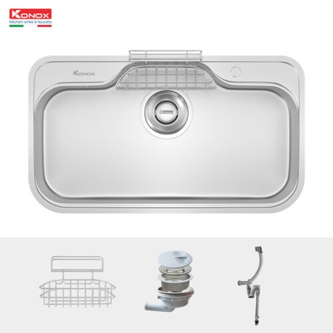 Chậu rửa bát chống xước Konox phong cách Nhật TARI 9051SR