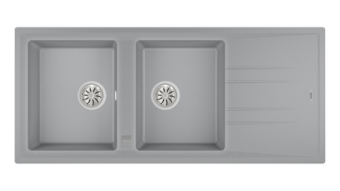 Chậu đá Teka STONE 80 B-TG 2B 1D GREY
